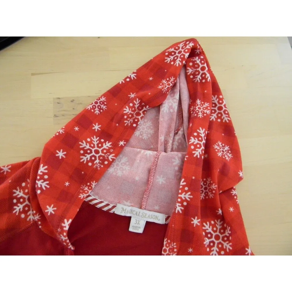 Magical Season Red Hoodie Size 3X 